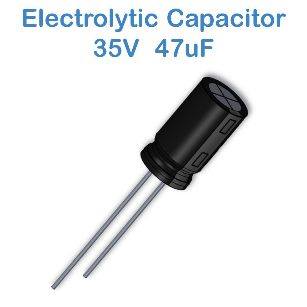 Electrolytic Capacitor 35V 4700uF 47uF