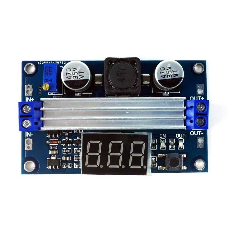 100W Adjustable DC Boost Converter with Display