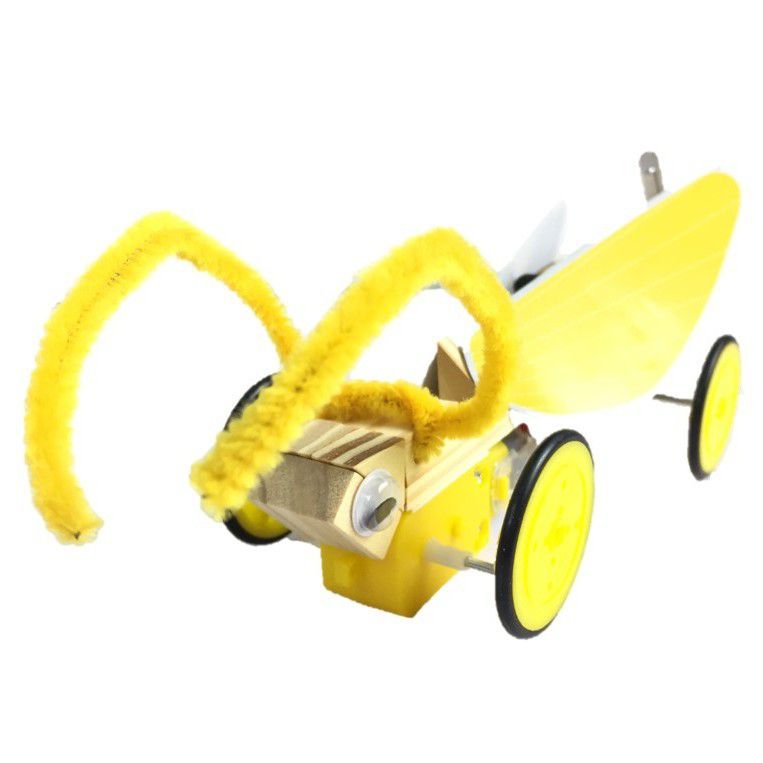 DIY Wooden Insect Mobile Robot STEM Kit