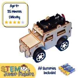 DIY Wooden Truck (with Batteries)