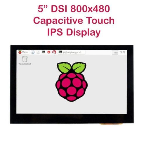 5-inch 800x480 DSI Capacitive Touchscreen IPS LCD