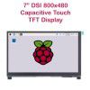800x480 DSI Capacitive Touchscreen IPS LCD