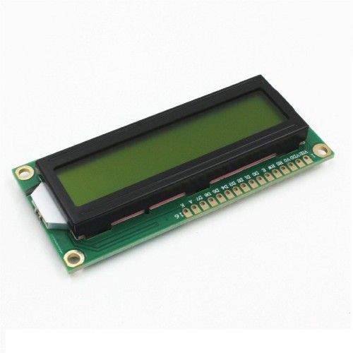 LCD (16x2) Yellow Backlight