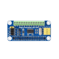 10-Channel 32-bit ADC HAT for Raspberry Pi