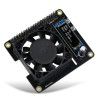 RGB Cooling HAT with fan and OLED for 4B/3B+/3B 