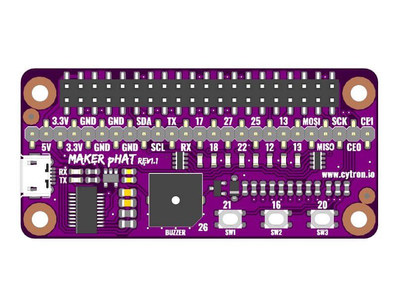 Maker pHAT: Simplifying Raspberry Pi for {Education}