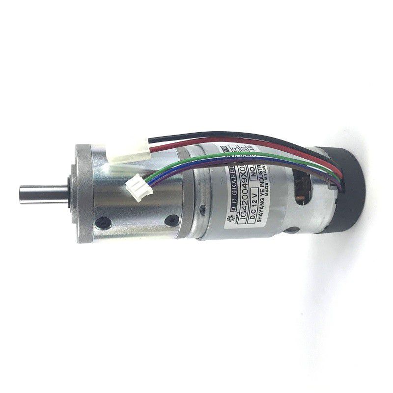 DC 12V 120RPM 2 Terminales Rectángulo Imán Permanente Electric Geared Motor 