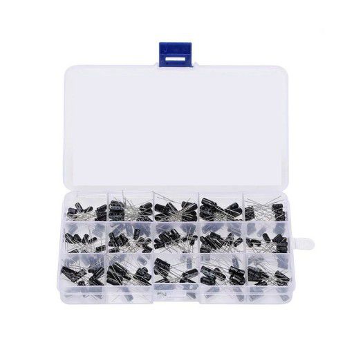 15 Types Electrolytic Capacitor Kit (200 pieces)