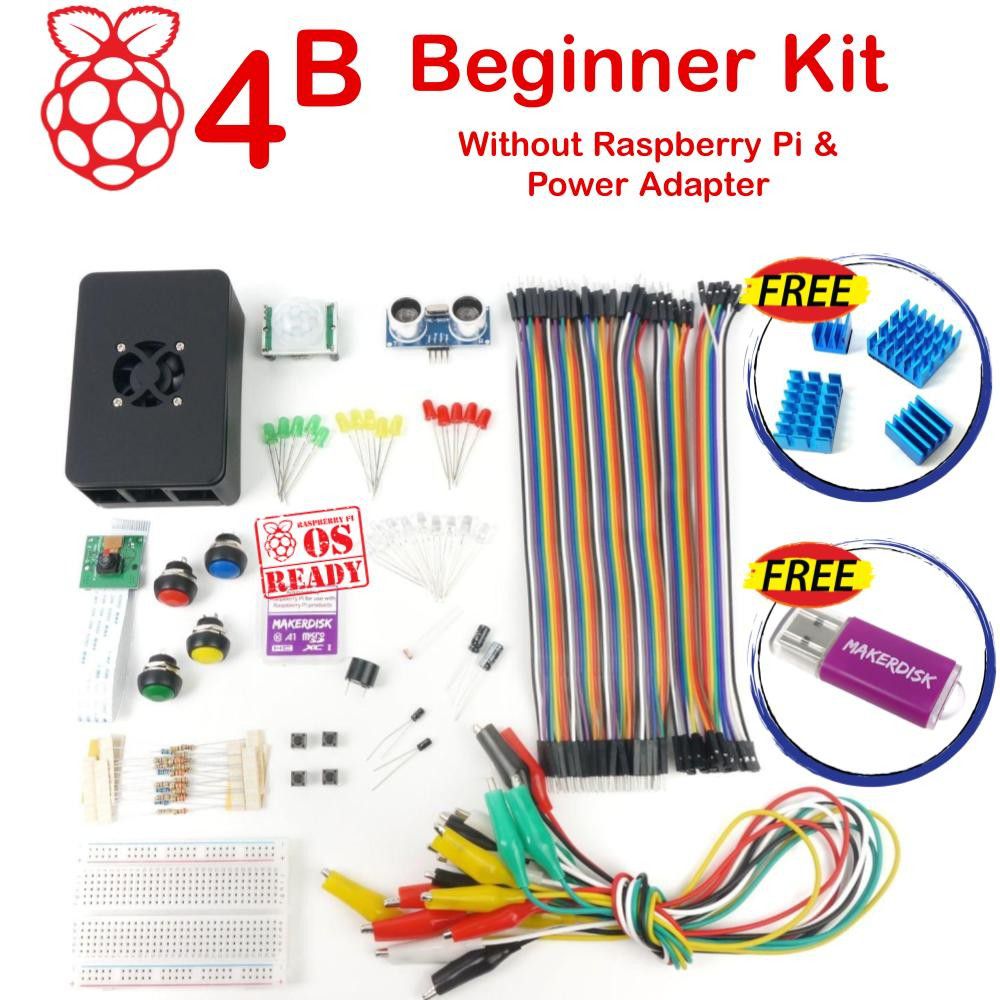 Raspberry Pi 4 Model B Beginner Kit