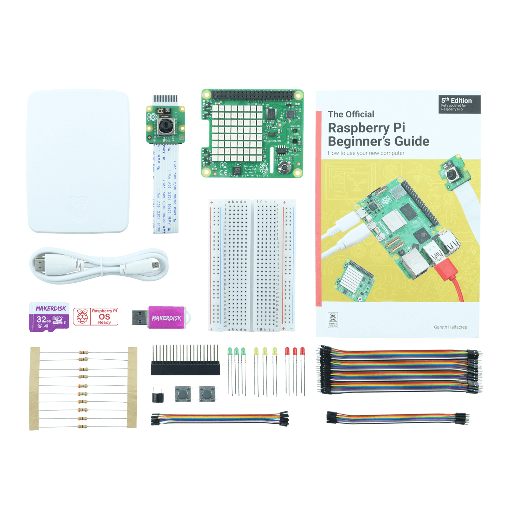 Beginner Kit V2 with Raspberry Pi 5 8GB - UK Plug