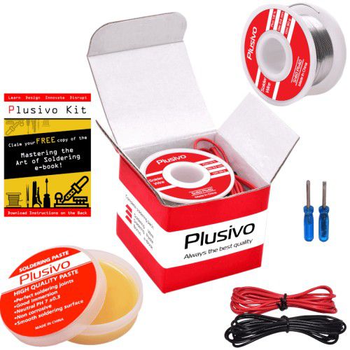 Basic Soldering Wire and Rosin Paste Kit