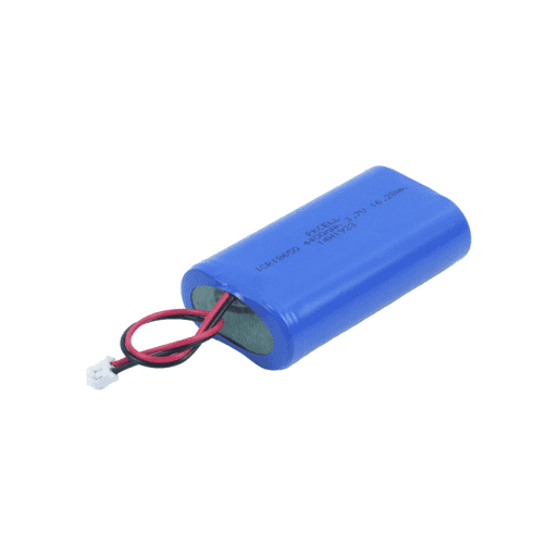 3.7V Two Cell 18650 Li-ion Rechargeable Battery with Wire