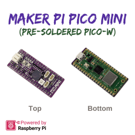 Maker Pi Pico Mini (Pre-soldered Pico-W)