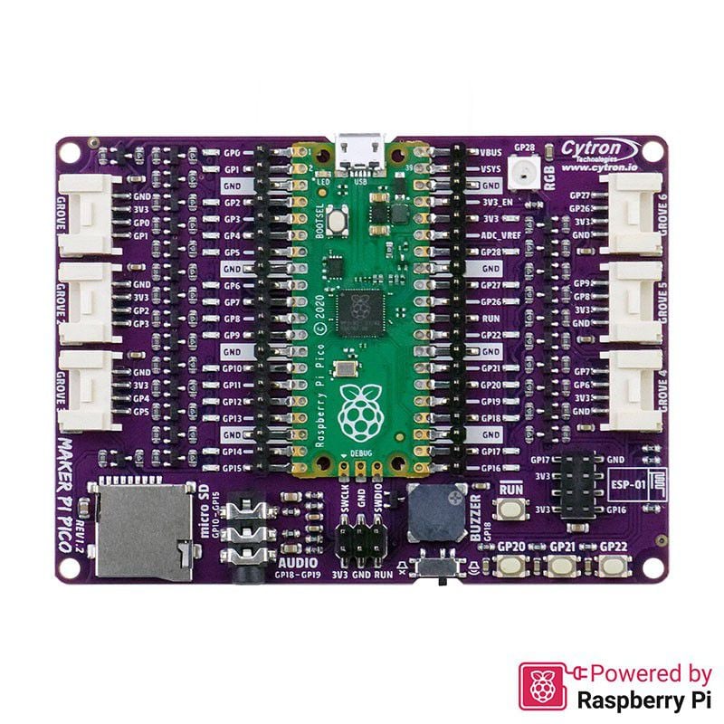 Schematic zoom of the Raspberry Pi 3 B+ pins. Adapted from [14].