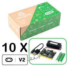 micro:bit V2 Club-10 Starter Kits for The Classroom