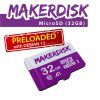 MakerDisk 32GB microSD with Debian 12 OS for VisionFive 2