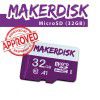 Thẻ nhớ microSD MakerDisk 32GB - Đã cài sẵn RPI OS