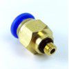 PC6-M5 6mm Pneumatic Male Straight Connector