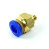 PC6-M5 6mm Pneumatic Male Straight Connector