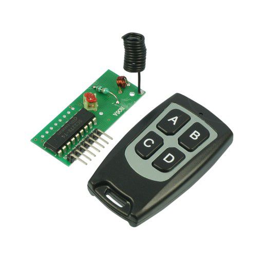 RF 4CH Remote Control Kit (Toggle)