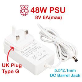 48W 8VDC Power Adapter for Build HAT - UK