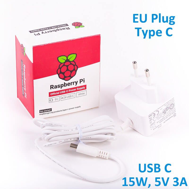 RPI PS 15W BK AU: Raspberry Pi - Alimentation, 5,1 V, 3,0 A, USB