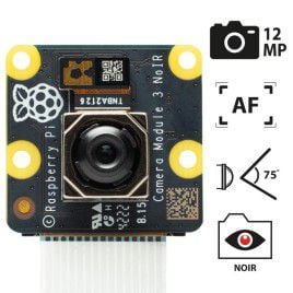 Raspberry Pi Camera Module 3 - 12MP with Auto Focus and NoIR