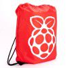 Raspberry Pi Red Drawstring Bag - Large