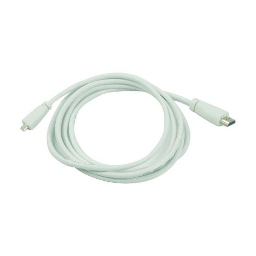 Raspberry Pi Micro-HDMI to Standard HDMI, 2m White