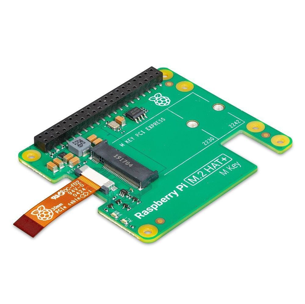 Raspberry Pi M.2 HAT+ with NVMe SSD for Raspberry Pi 5