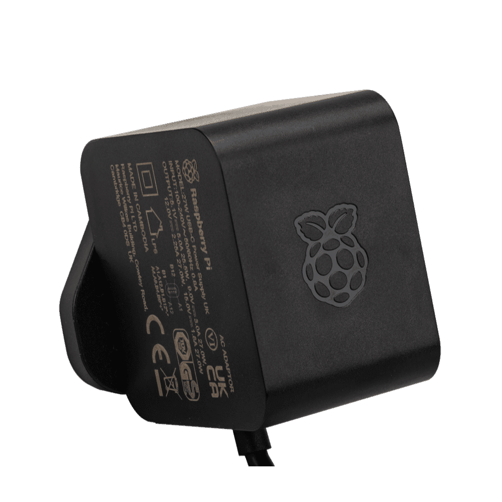 Official Raspberry Pi 5 Usb C Pd Power Delivery 27w Psu 