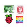 Raspberry Pi Sticker - 4 in 1 Set