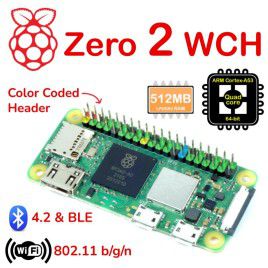 Raspberry Pi Zero 2 WCH - Đã hàn sẵn Header Màu