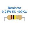 Resistor 0.25W 5% 16K - 160K