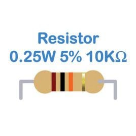 Resistor 0.25W 5% (10K)
