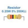 Resistor 0.25W 5% 180K - 820K