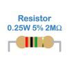 Resistor 0.25W 5% 1M - 22M