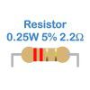Resistor 0.25W 5% (10R)