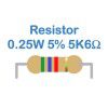 Resistor 0.25W 5% 1K5 - 15K