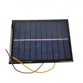 Solar Cell/Panel 5V 250mA (1.25W) with Wires