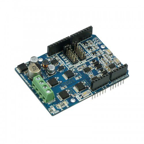 10Amp 7V-30V DC Motor Driver Shield for Arduino