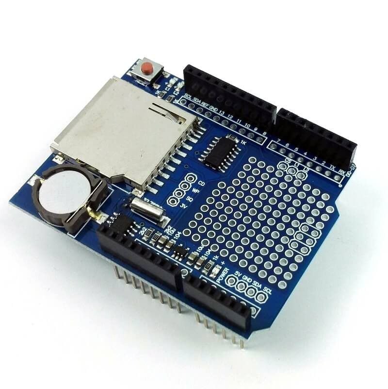 Shield Data logger with DS1307 RTC