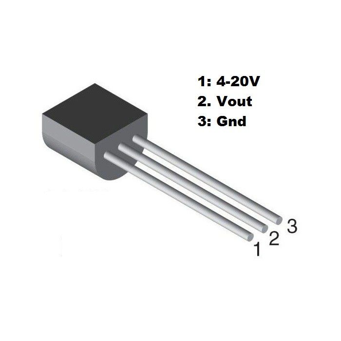 Lm35 temperature sensor celsius 