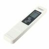 Portable TDS & EC Meter with LCD - White