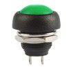 12mm Momentary Push Button - Green  