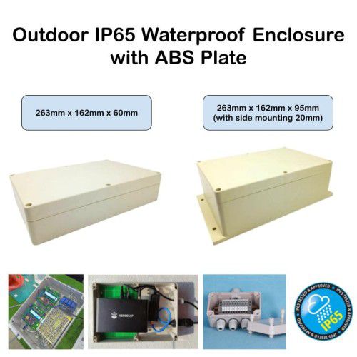 Outdoor IP65 Water Proof Enclosure with ABS Plate