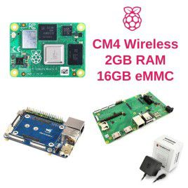 Raspberry Pi CM4 Wireless 2G RAM 16G eMMC and Kits