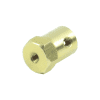 Hex Brass Mini Wheel Coupling (8mm)