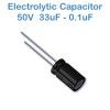 Electrolytic Capacitor 50V 33uF - 0.1F