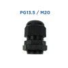 IP68 Water Proof Nylon Cable Gland - Black